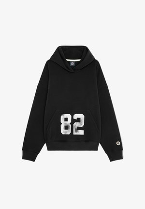 Jersey con capucha - black