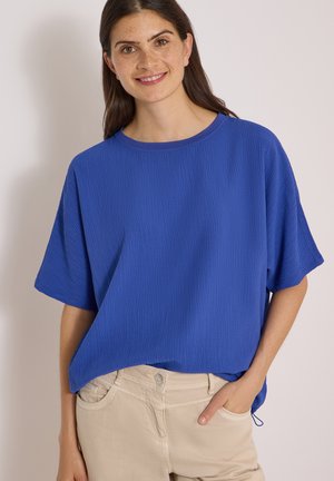 Cecil, DROPPED SHOULDER BLUSENSHIRT IN UNIFARBE - Blouse - deep river blue