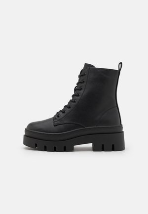 Botines con plataforma - black