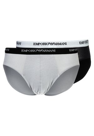 2 PACK - Briefs - schwarz grau