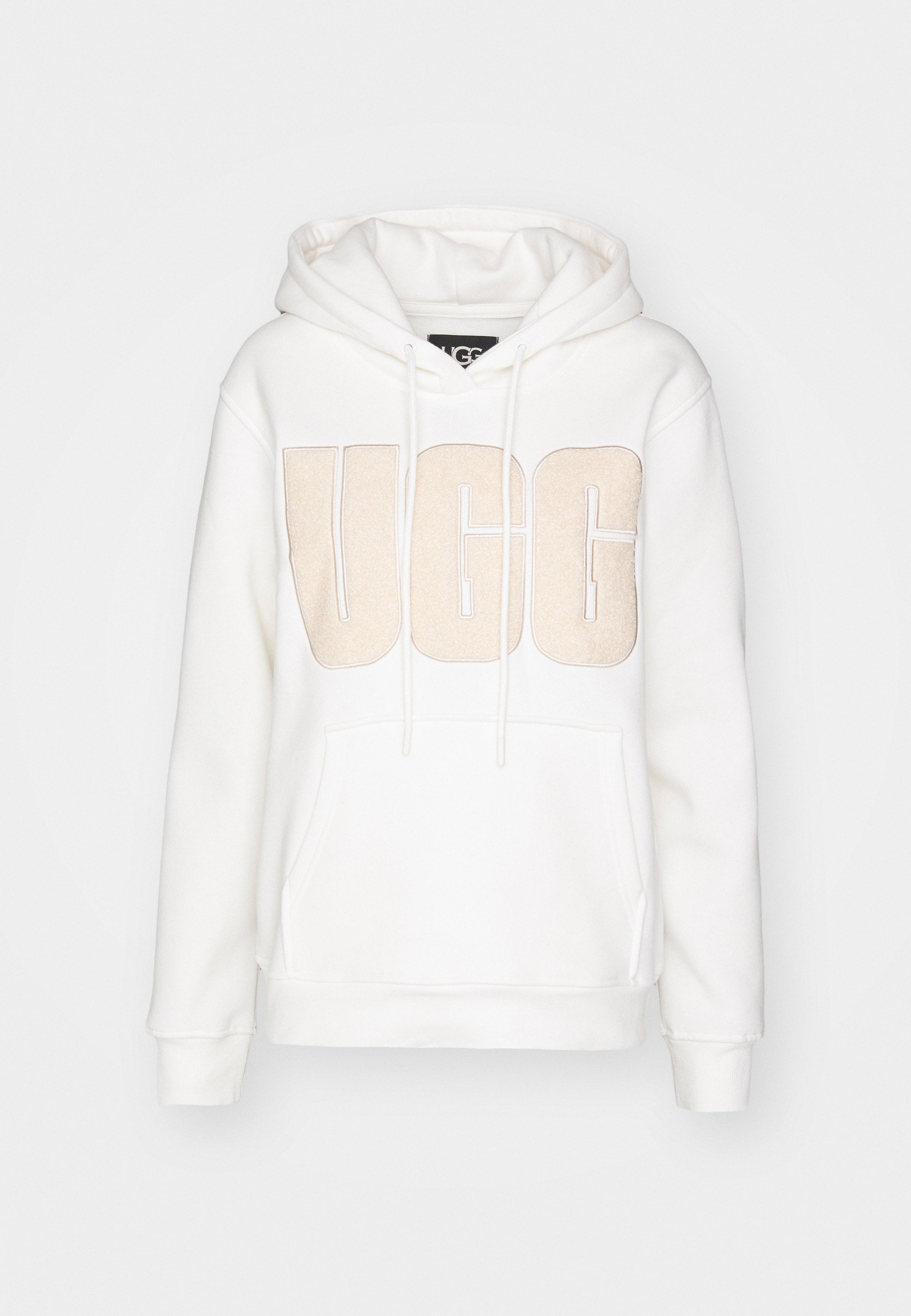 UGG REY FLUFF LOGO HOODIE - Sweater - nimbus/sand/crème - Zalando.nl