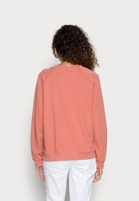 Marc O'Polo DENIM RAGLAN LONGSLEEVE SLITS AT SIDESEAM - Camisola - raw clay