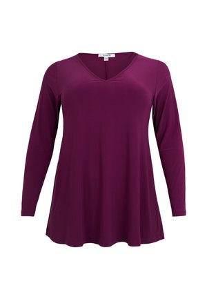 YOEK, YOEK DAMEN TUNIKA MIT LANGARM - Bluse - purple