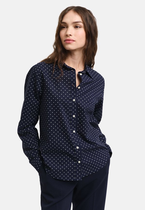 REGULAR FIT DOT VOILE - Hemdbluse