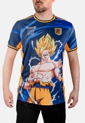 Freegun, T-SHIRT HOMME DRAGON BALL Z SUPER SAYIAN - T-shirt imprimé - bleu