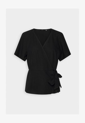 Vero Moda VMMYMILO WIDE WRAP - T-shirt imprimé - black