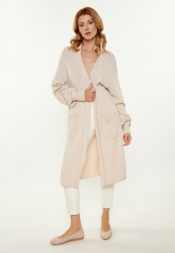 Strickjacke - beige