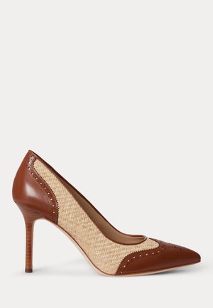 Lauren Ralph Lauren LYNDEN-PUMPS-CLOSED TOE - Tacones - natural/lauren tan