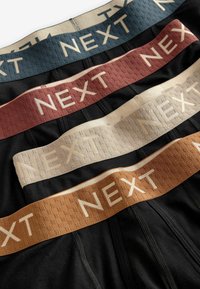 Next A-FRONTS FOUR PACK - Boxerbriefs - black warm blue red textured metallic
