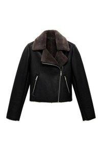 Kunstlederjacke - black