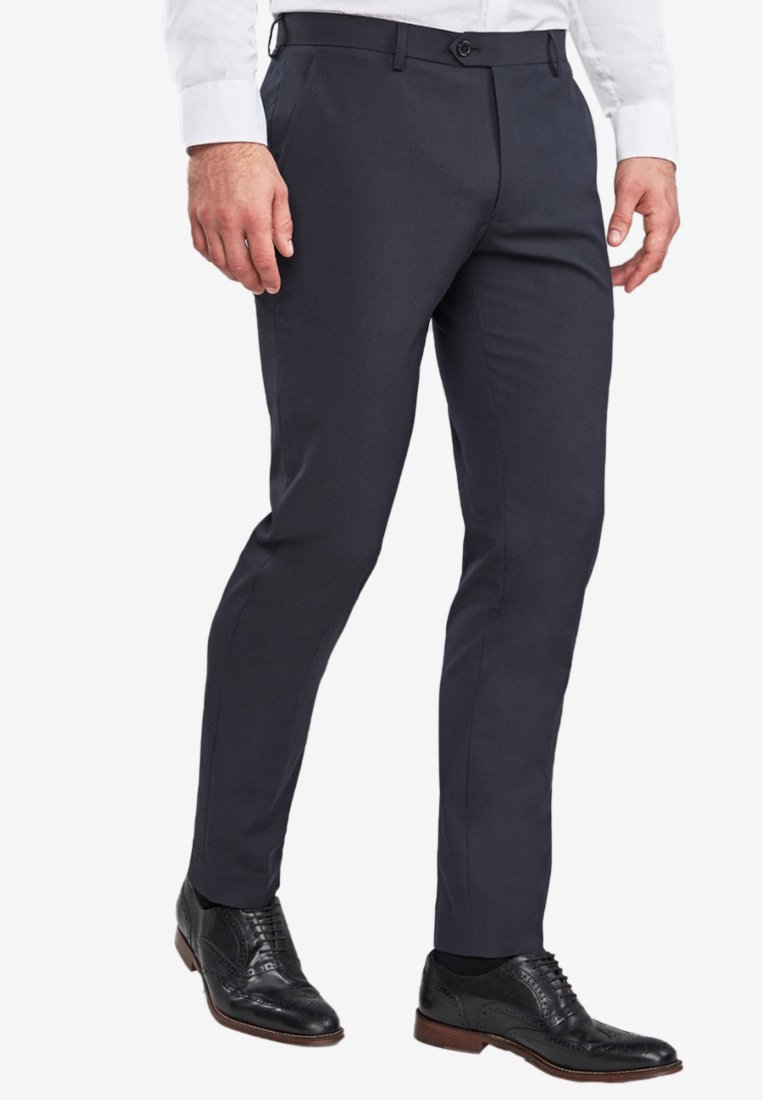 Next - Suit Trousers Skinny Fit - Oblekové kalhoty - dark blue, Zvětšit