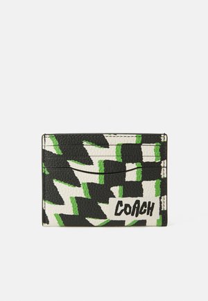 FLAT CARD CASE IN GEO CHECK  - Novčanik - black/multi