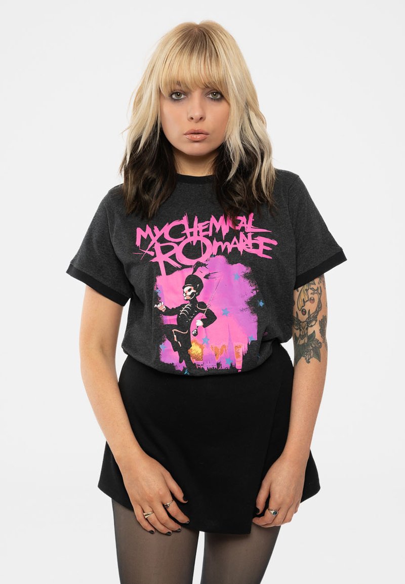 Paradiso Clothing MY CHEMICAL ROMANCE PARADE MARCH RINGER - Print T-shirt - charcoal
