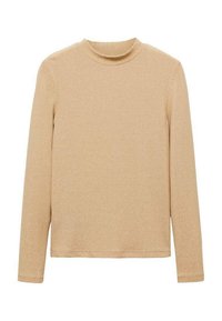 Mango Majica z dolgimi rokavi - gold-coloured