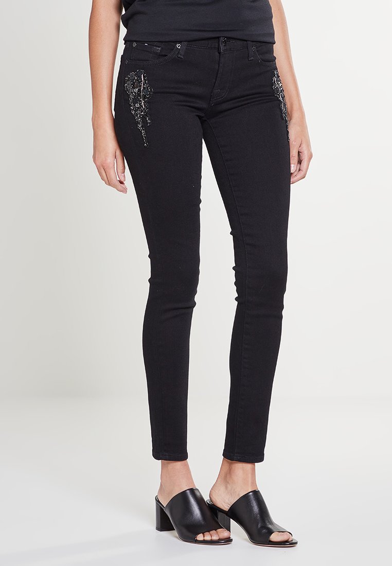 7 For All Mankind Jeans Skinny Fit zwart
