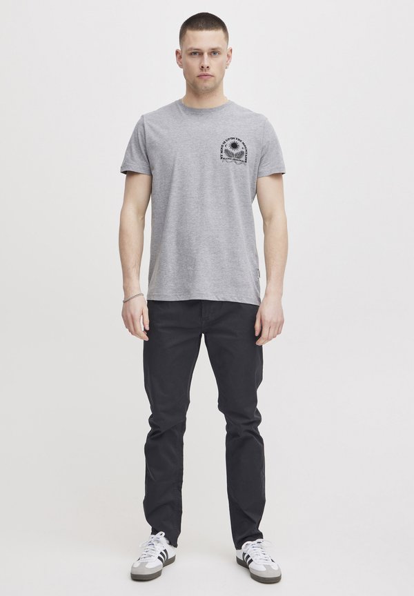 BHTEE - Print T-shirt - stone mix2