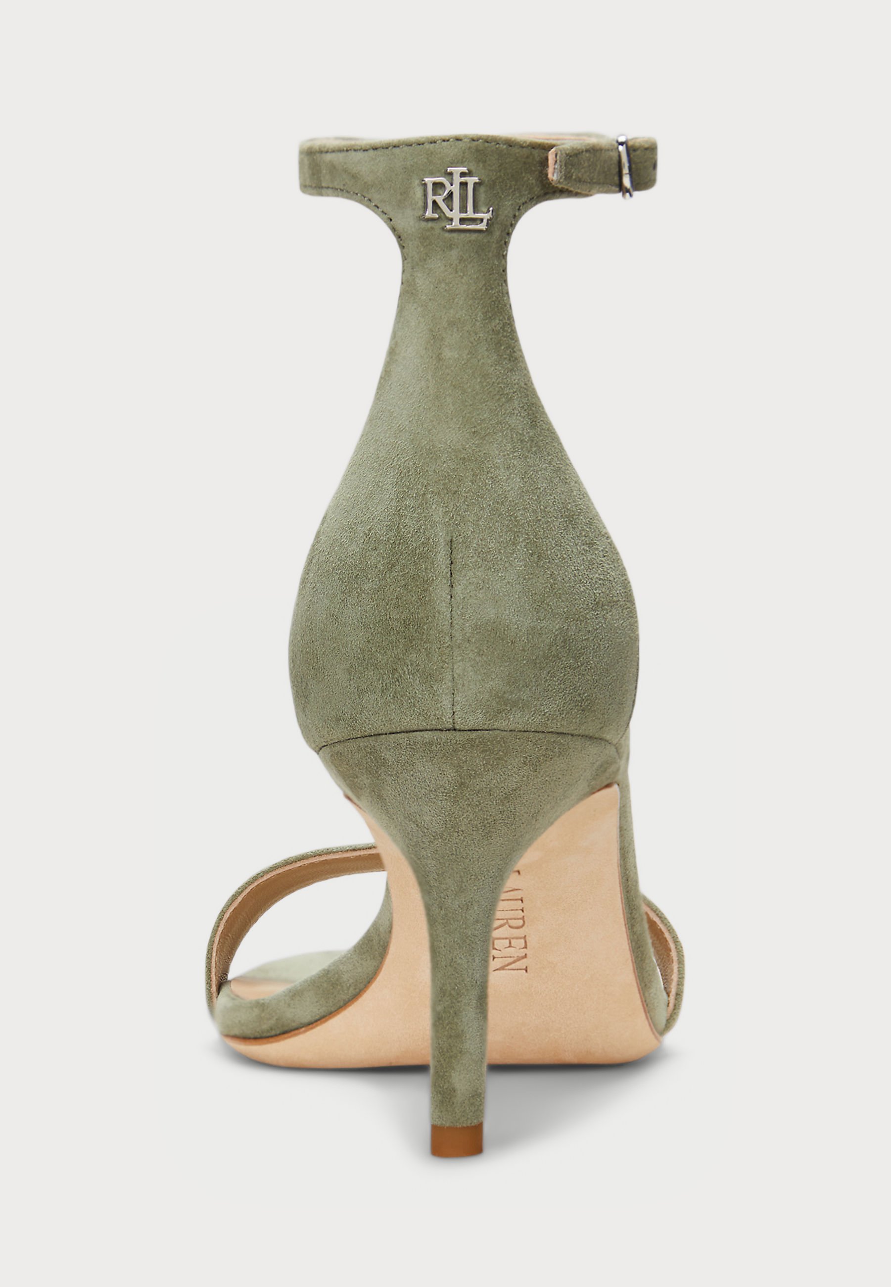Lauren Ralph Lauren ALLIE MID HEEL SUEDE SANDAL - Sandals
