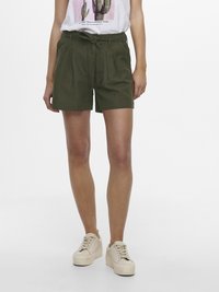 ONLY - ONLVIVA LIFE HW BELT S - Shorts - forest night Thumbnail-Bild 1