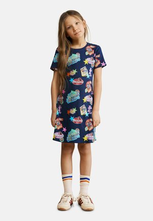 Desigual, PRINTED MINNIE MOUSE™ DRESS - Pulóverruha - blue