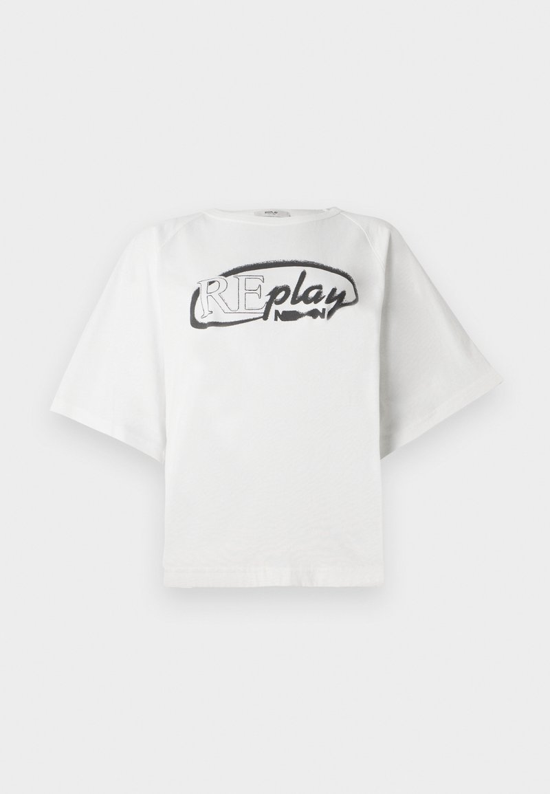 Replay T-shirt print crème Replay T-shirt print crème