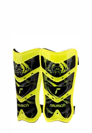 Reusch ATTRAKT LITE - Shin pads - safety yellow black