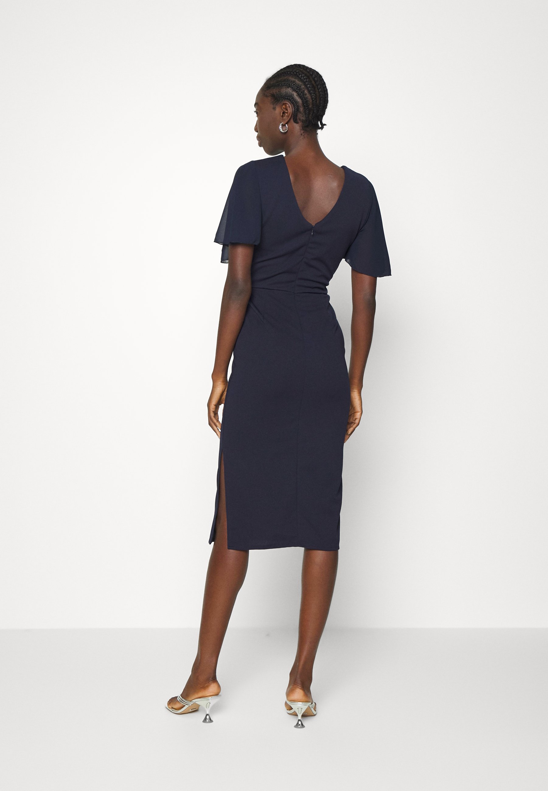 SALUD MIDI DRESS - Laisvo kirpimo 