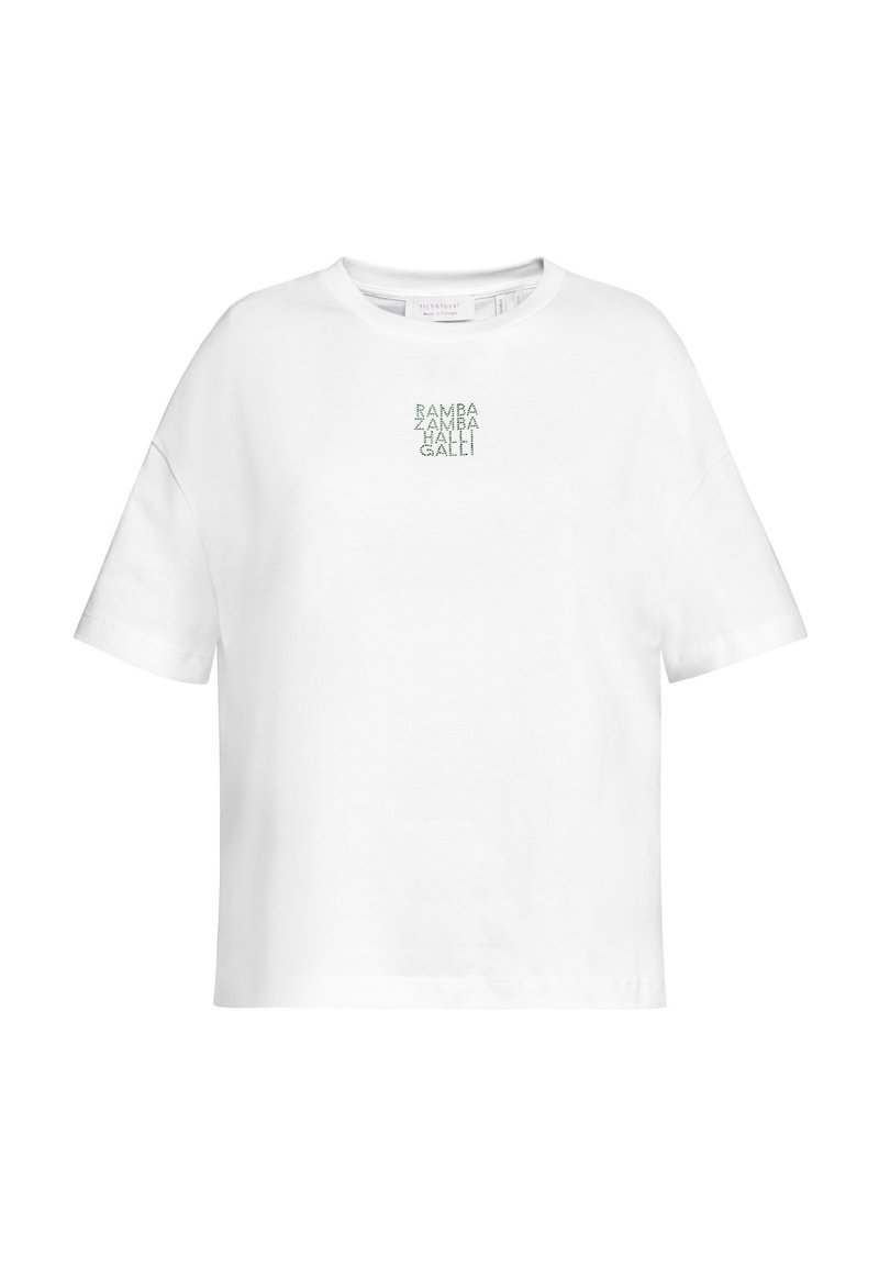Rich & Royal T-shirt print wit Rich & Royal T-shirt print wit