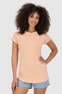 alife & kickin ARI - KURZARM - T-Shirt basic - mellow peach