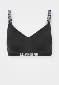 LINED BRALETTE - Korsetes izstrādājums ar stīpiņām - black