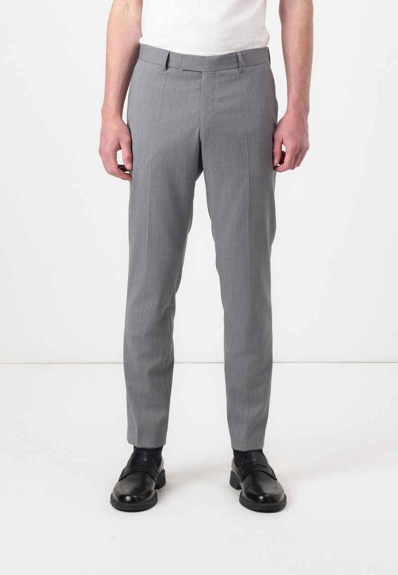 Pantalon Costume Hugo Boss Homme - Laine Et Coton Gris Taille L - Occasion Très Bon État