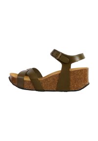 COMPENSÉES SO FINAL - Sandali con plateau - militaire