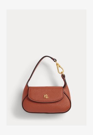 Lauren Ralph Lauren, CROSSHATCH LEATHER SCHYLAR CHARM - Võtmehoidjad - red terracotta