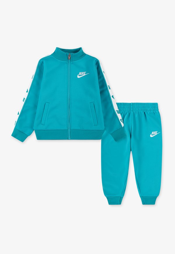FULL ZIP WITH LOGO TAP UNISEX SET - Training jacket - dusty cactus