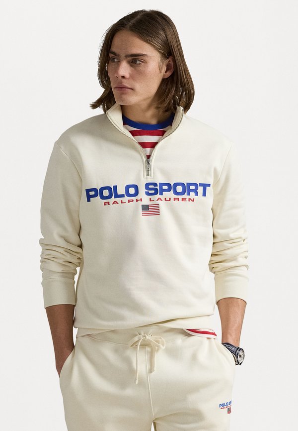 POLO SPORT FLEECE SWEATSHIRT UNISEX  - Sweatshirt - clubhouse cream