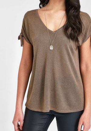 T-shirt print - brown