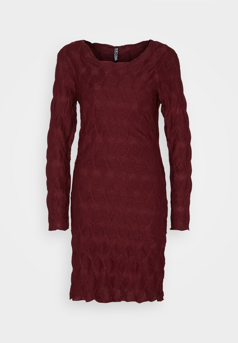 Pieces Jerseyjurk bordeauxrood