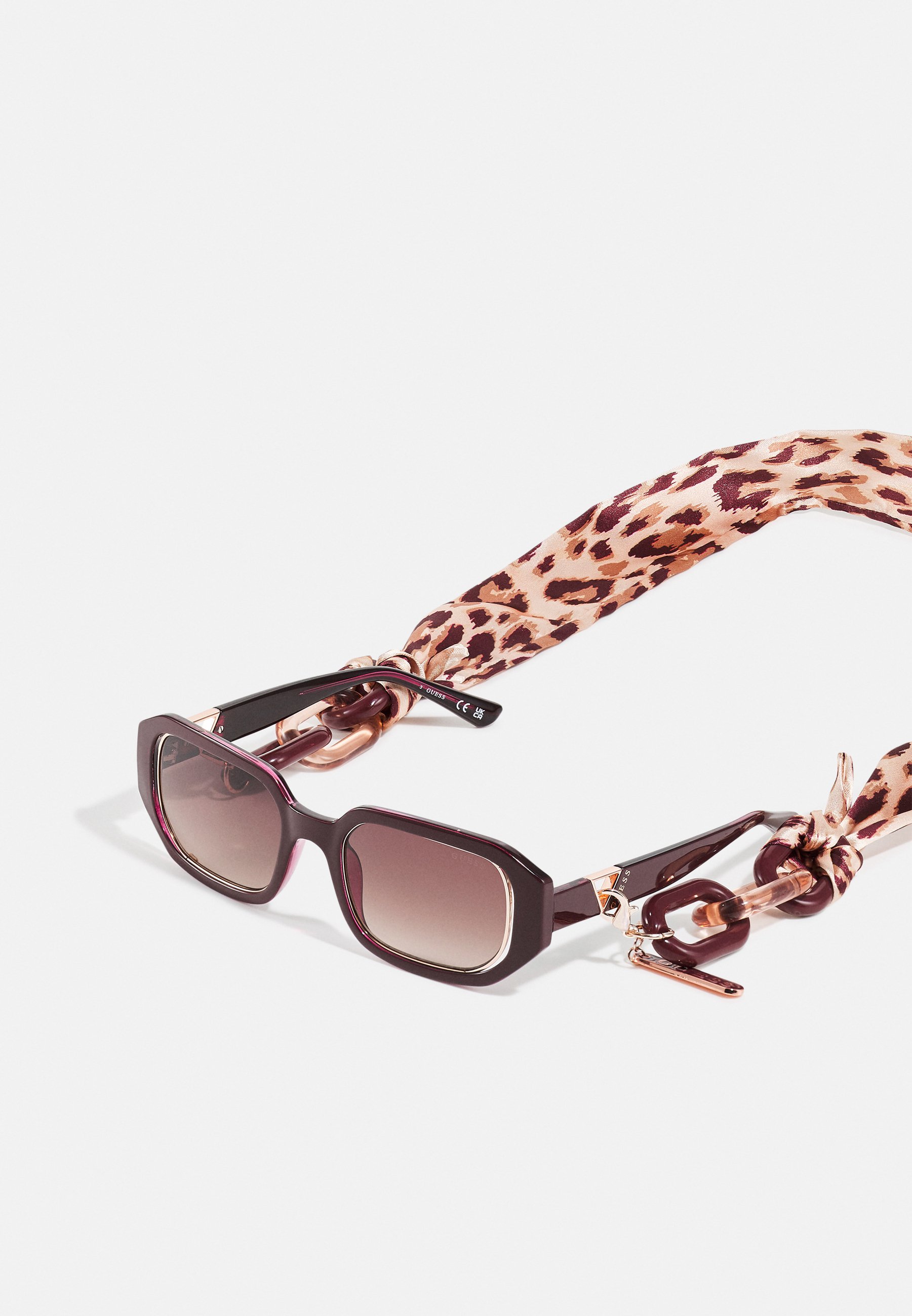 Guess SET - Occhiali da sole - dark red/rosso scuro - Zalando.it