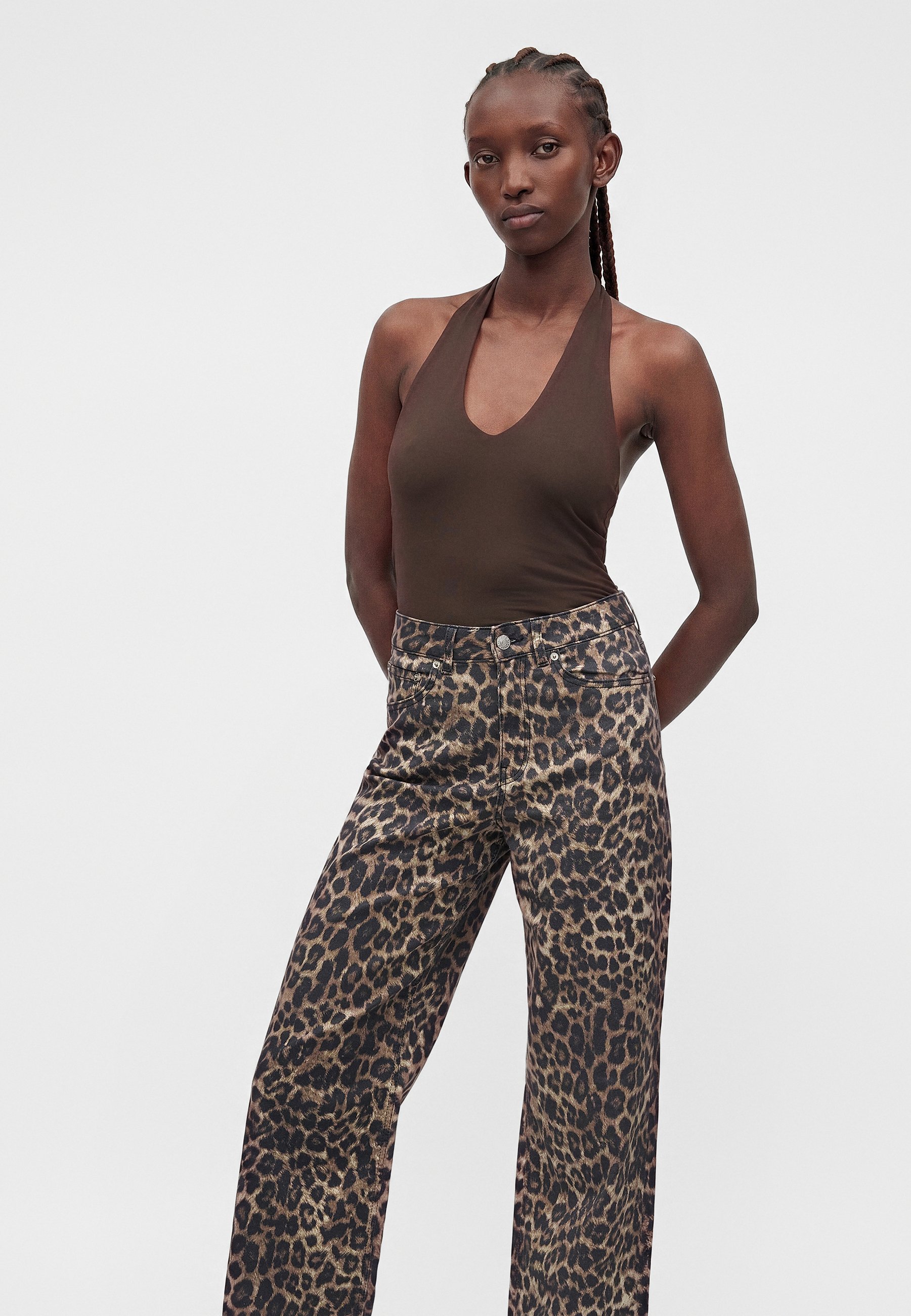 JJXX Classic JXSARAH Classic - Trousers - black/brown/black
