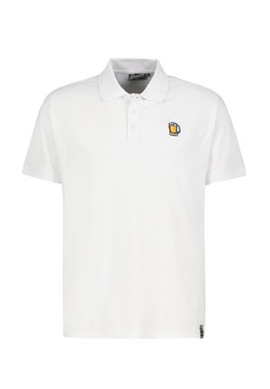 DESIGN MIT LOGO STICKEREI - Polo shirt - weiß