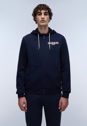 Zip-up sweatshirt - blu marine