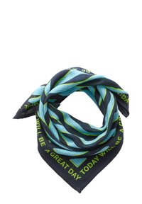 BEDRUCKTES BANDANA - Scarf - blau