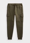 DOUBLE KNIT CARGO JOGGER PANT - Παντελόνι φόρμας - company olive