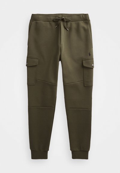 Polo Ralph Lauren DOUBLE KNIT CARGO JOGGER PANT - Pantalon de survêtement - company olive