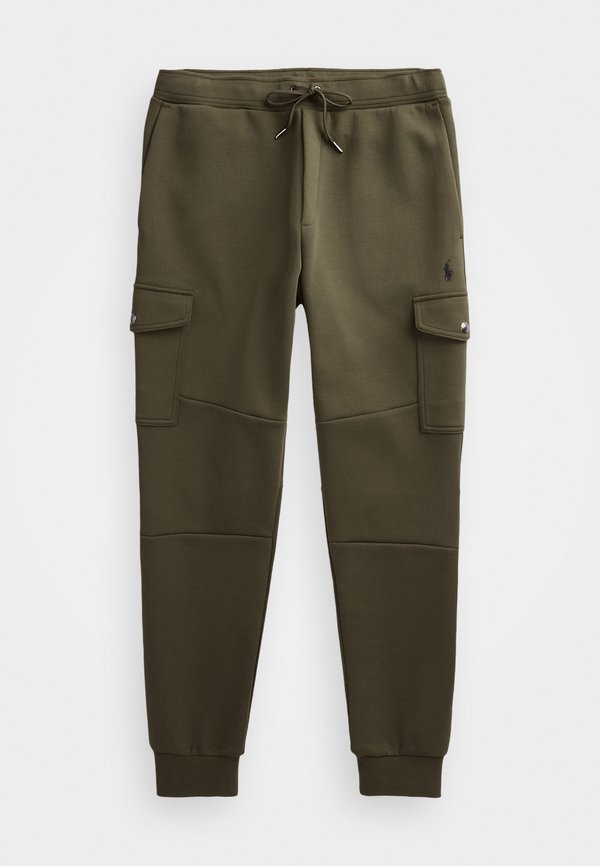 DOUBLE KNIT CARGO JOGGER PANT - Tracksuit bottoms - company olive3