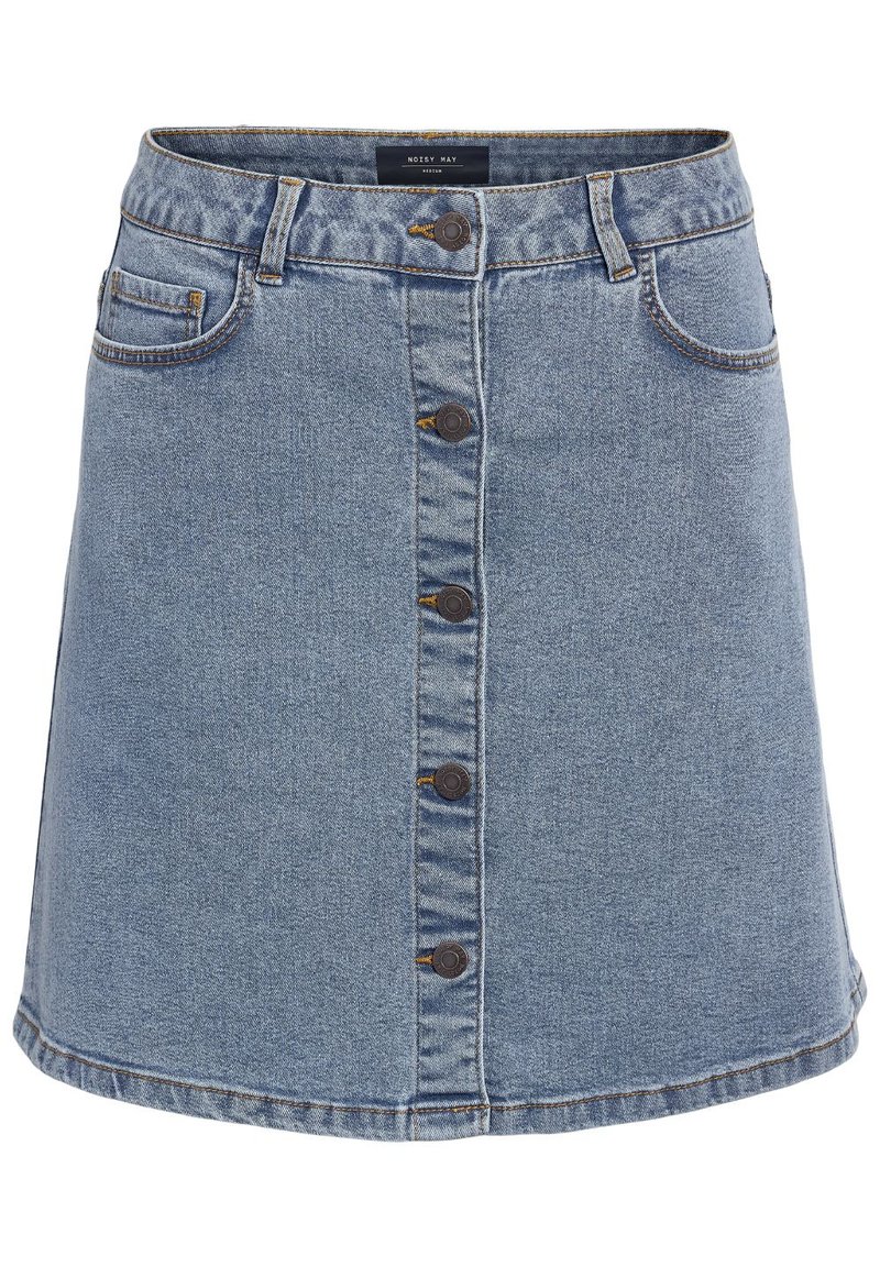 Noisy May Minirok lichtblauw denim