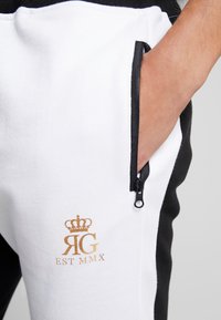 Brave Soul GLIMCO - Tracksuit bottoms - black/white