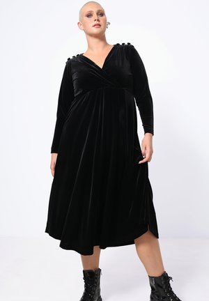 CACHE COEUR UNI - Jerseyjurk - noir