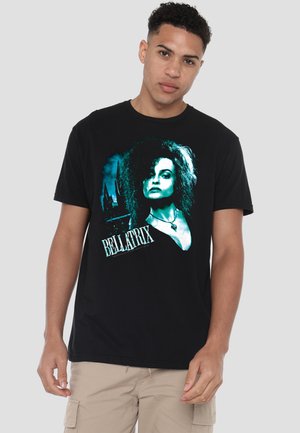Cotton Soul, HARRY POTTER BELLATRIX CLOSEUP - Print T-shirt - black