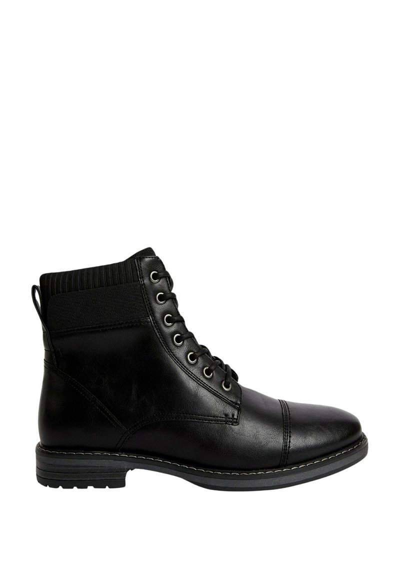 Marks & Spencer MILITARY SIDE ZIP CASUAL BOOTS - Stivaletti - black