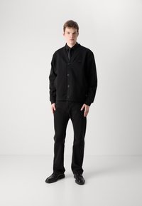 HUGO DACARDIGO - Tröja med dragkedja - black